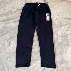 Vintage Jerzees Blank Jogger Pants Mens XL 30” Tapered Fit Navy Blue NEW